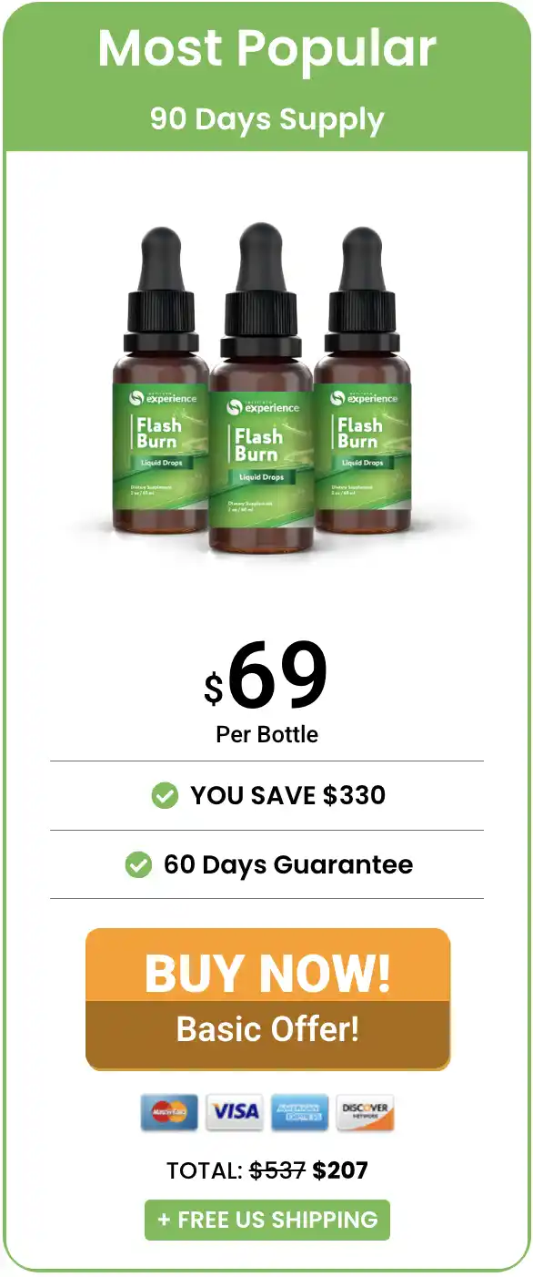 flash burn three bottles pack